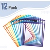 image:imageMr Pen Reusable Dry Erase Pocket Sleeves 10 x 14 6 Pack Colorful  Clear Plastic Paper Sleeves Ticket Holders Clear Plastic Sheet Protectors Teacher School Classroom SuppliesWinter