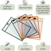 image:imageMr Pen Reusable Dry Erase Pocket Sleeves 10 x 14 6 Pack Colorful  Clear Plastic Paper Sleeves Ticket Holders Clear Plastic Sheet Protectors Teacher School Classroom SuppliesAutumn