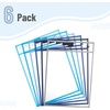 image:imageMr Pen Reusable Dry Erase Pocket Sleeves 10 x 14 6 Pack Colorful  Clear Plastic Paper Sleeves Ticket Holders Clear Plastic Sheet Protectors Teacher School Classroom SuppliesOcean Breeze