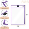 image:imageMr Pen Reusable Dry Erase Pocket Sleeves 10 x 14 6 Pack Colorful  Clear Plastic Paper Sleeves Ticket Holders Clear Plastic Sheet Protectors Teacher School Classroom SuppliesPastel Colors