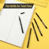 image:imageMr Pen Rollerball Pen Refills 5 Pack 05mm Black Ink Pen Refills
