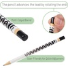 image:imageMr Pen Rotary Mechanical Pencil Set 6 pcs Twist Design  HB Pencil Style Mechanical Pencils Sketching Pencils Mr Pen Mechanical Pencil Set Lead Pencils Drawing Mechanical Pencils