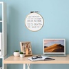 image:imageMr Pen Round Dry Erase Board 115 with a Black Dry Erase Marker  Gold Frame Small White Board