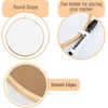 image:imageMr Pen Round Dry Erase Board 115 with a Black Dry Erase Marker  Gold Frame Small White Board