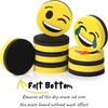 image:imageMr Pen Round Magnetic Dry Erase Erasers 8 Pack Smiley Design  Cute Small Magnetic Whiteboard Dry Erase Erasers for Kids Teachers Students and Classroom Supplies