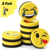 image:imageMr Pen Round Magnetic Dry Erase Erasers 8 Pack Smiley Design  Cute Small Magnetic Whiteboard Dry Erase Erasers for Kids Teachers Students and Classroom Supplies
