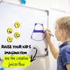 image:imageMr Pen Round Magnetic Dry Erase Erasers 8 Pack Smiley Design  Cute Small Magnetic Whiteboard Dry Erase Erasers for Kids Teachers Students and Classroom Supplies