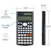 image:imageMr Pen Scientific Calculator  Solar Powered 2 Line Display  Fraction amp Statistics Calculations for School College amp High School UseBlack