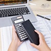 image:imageMr Pen Scientific Calculator  Solar Powered 2 Line Display  Fraction amp Statistics Calculations for School College amp High School UseBlack