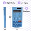 image:imageMr Pen Scientific Calculator  Solar Powered 2 Line Display  Fraction amp Statistics Calculations for School College amp High School UseBlue