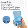 image:imageMr Pen Scientific Calculator  Solar Powered 2 Line Display  Fraction amp Statistics Calculations for School College amp High School UseBlue