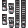 image:imageMr Pen Scientific Calculators Blue 2 Line Display Fraction and Statistics Calculator for School College and High SchoolBlack