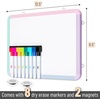 image:imageMr Pen Small Dry Erase Board 125x95 Inches  Whiteboard with 8 Fine Point Dry Erase Markers and 2 Board Magnets Magnetic Small White Board for Students HomeColorful