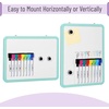 image:imageMr Pen Small Dry Erase Board 125x95 Inches  Whiteboard with 8 Fine Point Dry Erase Markers and 2 Board Magnets Magnetic Small White Board for Students HomeGreen