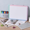 image:imageMr Pen Small Dry Erase Board 125x95 Inches  Whiteboard with 8 Fine Point Dry Erase Markers and 2 Board Magnets Magnetic Small White Board for Students HomeColorful