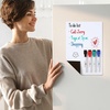 image:imageMr Pen Small Magnetic Dry Erase Board Sheet for Refrigerator 8x12 Inches  Flexible Fridge Whiteboard for Kitchen White Board Organizer and Planner with Stain Resistant Technology 4 Markers