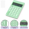 image:imageMr Pen Standard Function Calculator 24 Pack 12 Digits  Blue Small Calculator BulkPastel Green