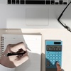 image:imageMr Pen Standard Function Calculator 24 Pack 12 Digits  Blue Small Calculator Bulkpink