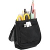 image:imageMr Pen Standing Pencil Case Pouch Sit amp Lay MeshView Design  Black with Gray Zipper Interior Pocket amp 2 Elastic Binder Loops Cute Pencil Case for Girls and BoysBlack  Gray