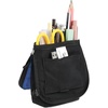 image:imageMr Pen Standing Pencil Case Pouch Sit amp Lay MeshView Design  Black with Gray Zipper Interior Pocket amp 2 Elastic Binder Loops Cute Pencil Case for Girls and BoysBlack  Blue