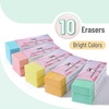 image:imageMr Pen White Pencil Eraser 10 Pack  Large Latex Free Vinyl Block Erasers for School Office Art Sketching Homework Exams Clean SmudgeFree CorrectionBright Colors