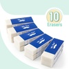 image:imageMr Pen White Pencil Eraser 10 Pack  Large Latex Free Vinyl Block Erasers for School Office Art Sketching Homework Exams Clean SmudgeFree CorrectionWhite