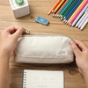 image:imageMr Pen WideOpening Pencil Case Triangle Design  Compact amp Spacious Pencil Cases with 5 Mesh Pockets Bag Pouch Box Organizer for Students School Supplies Aesthetic SupplyCream