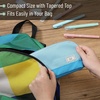 image:imageMr Pen WideOpening Pencil Case Triangle Design  Compact amp Spacious Pencil Cases with 5 Mesh Pockets Bag Pouch Box Organizer for Students School Supplies Aesthetic SupplyBlue