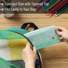 image:imageMr Pen WideOpening Pencil Case Triangle Design  Compact amp Spacious Pencil Cases with 5 Mesh Pockets Bag Pouch Box Organizer for Students School Supplies Aesthetic SupplyMint Green