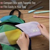 image:imageMr Pen WideOpening Pencil Case Triangle Design  Compact amp Spacious Pencil Cases with 5 Mesh Pockets Bag Pouch Box Organizer for Students School Supplies Aesthetic SupplyPurple