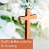 image:imageMr Pen Wooden Crosses 12x175 Inches 50 Pack Small Wooden Crosses  Wood Crosses for Crafts Small Cross Pendant
