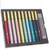 image:imageMr Pen Aesthetic Pens 10 Pack Colorful Ink with Case and 12 Refills  Fast Dry No Smear Bible Pens No Bleed Through 07mm Fine Point Pen Ballpoint Pens Ballpoint