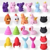 image:imageMr Pen Animal Pencil Top Eraser 22 Pack 11 Assorted Styles  Cute Animal Designs LatexFree NoSmudge Cap Pencil Erasers for Kids Teachers Studying Supplies22 Pack