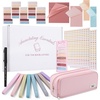image:imageMr Pen Annotation Essentials Kit for Book Lovers Aesthetic Highlighters  Transparent Sticky Notes Annotation Key Bookmark Stickers amp Pencil Pouch Mothers Day