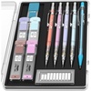 image:imageMr Pen Art Mechanical Pencil Set 5 Sizes 03 05 07 09 20mm  5 HB Lead Refills amp 10 Eraser Refills Precision Drawing Pencils for Sketching Writing amp ArtworkClear Barrel