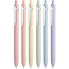 image:imageMr Pen Bible Journaling Pens 6 Pack Black Ink  Retractable Gel Pens 05 mm Soft Pastel Barrels with Silver Cross Clip Smooth Writing for Bible Study JournalingPastel Barrels