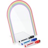 image:imageMr Pen Clear Acrylic Board with Stand 118 x 89 3 Markers  Rainbow Theme Clear Acrylic Dry Erase Board with Stand