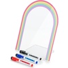 image:imageMr Pen Clear Acrylic Board with Stand 118 x 9 3 Markers  Rainbow Theme Clear Dry Erase Board for DeskRainbow Theme