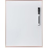 image:imageMr Pen Dry Erase Board 14 x 11 with a Black Dry Erase Marker  Aluminum Frame Gold Magnetic Small Mini White Board for Students Fridge Wall Locker Includes Double Sided TapesRose Gold