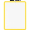 image:imageMr Pen Dry Erase Board 14 x 11 with a Black Dry Erase Marker  Green Frame Small Mini White Board for Students Fridge Wall Locker Includes Double Sided TapesYellow