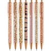 image:imageMr Pen Fancy Pens for Women 7 Pack Black Ink Ballpoint 10 Refills  10mm Glitter Cute Pens for Journaling Sparkly Fancy Pen for Writing Women amp Girls School Gifts College StudentsRose Gold Reverie