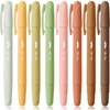 image:imageMr Pen Gel Highlighter 8 Pack Earthy Colors  Mr Pen Bible Highlighters No Bleed No Bleed Highlighters Mr Pen Bible Highlighter Bible Markers