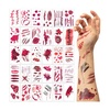 image:imageMr Pen Halloween Tattoo Stickers Wounds 30Pcs  Halloween Temporary Tattoos for Adults Halloween Tattoos for Adults Halloween Face Tattoos for Adults Kids