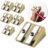 image:imageMr Pen Handheld Metal Pencil Sharpener 6 Pack  2Hole Dual Size Standard amp Jumbo Rose Gold Metal Manual Pencil Sharpeners for Graphite amp Colored Pencils School OfficeGold