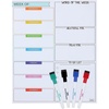 image:imageMr Pen Magnetic Weekly Dry Erase Planner for Fridge 12x15 Inches  Dry Erase Whiteboard Fridge Calendar with 4 Markers amp Large Writing Space for Schedules Chores