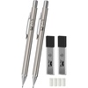 image:imageMr Pen Metal Mechanical Pencil Set with Lead Refills amp Erasers 2 Pack  09mm 4x Tubes 2B Lead Refill 4x Eraser Refills for School Supplies Note Taking Drawing Sketching Office09mm