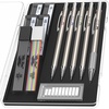 image:imageMr Pen Metal Mechanical Pencil Set with Lead and Eraser Refills 5 Sizes  03 05 07 09 2mm Drafting Sketching Architecture Drawing Mechanical Pencils Metal Mechanical Pencils