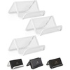 image:imageMr Pen Metal Mesh Business Card Holders 3 Pack Gray  Durable Stainless Steel Card Stand for Desk Office and Business Use Straight Flat and Smooth DesignWhite