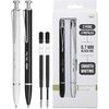 image:imageMr Pen Metal Retractable Gel Pens 2 Pack Black Ink 2 Refills  Fine Point 07 mm Fast Dry Smooth Writing Cute Pens for Drawing Writing Planner and School Supplies