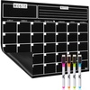 image:imageMr Pen Monthly Magnetic Dry Erase Board Calendar for Fridge 147x118  Gray Monthly Planner Whiteboard for Refrigerator with 4 Dry Erase Markers for Family Schedules Chores Meal PlanningBlack